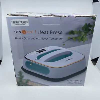 HTVRONT Heat Press Machine For T-Shirts & HTV Vinyl Projects Mint 10 X10'' • $59.50