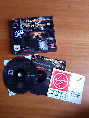 Command & Conquer PS1 (Sony PlayStation 1) AUS PAL Complete - Good Condition • $30