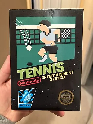 NES Nintendo TENNIS CIB Hangtab 5 Screw Complete W Manual 1985 • $102.50