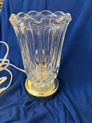 Beautiful Vintage Crystal Lamp • $29.99