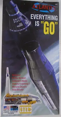 Atlantis #h1833 1/110 Scale Mercury Capsule + Atlas Booster New In Damaged Box • $24.99