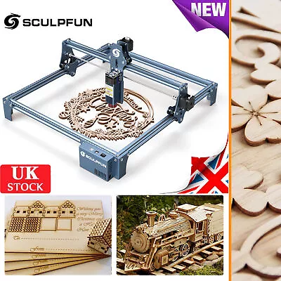 SCULPFUN Laser Engraving Machine High-precision 410*420mm Full Metal Structure • £246.99