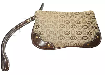 Minicci Women's Tan And Brown Wristlet Bag • $9.99