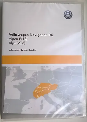 Original Volkswagen VW Navigation DX V13 Alps / Alpen CD 3B0051884KR • £49.99