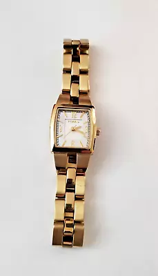 Fossil Watch Gold  Tone Stainless Steel Women  ES-2115 • $24.95