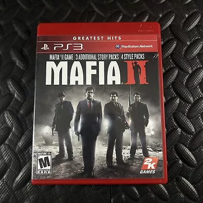 Mafia II Ps3 Greatest Hits (Sony PlayStation 3 2011) Complete *Tested • $5