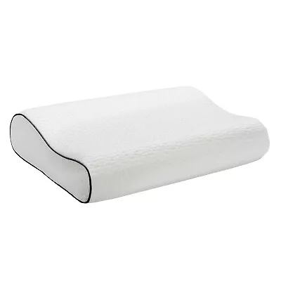 Costway Memory Foam Sleep Pillow Orthopedic Contour Cervical Neck Support White • $32.95