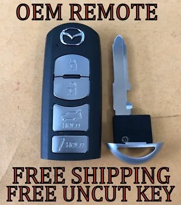 Oem 16-19 Mazda Cx-5 Cx-9 Smart Keyless Entry Proximity Remote Fob Wazske13d02 • $68.95