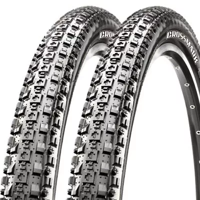 2 X MAXXIS Crossmark Mountain Bike Bicycle Cycling Tyre 26 X 2.1 • $52.19