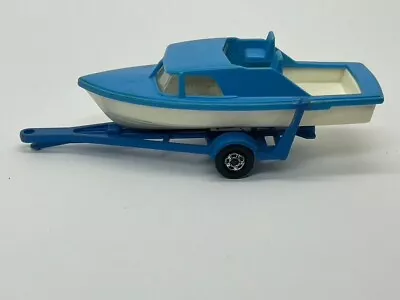 Matchbox Series No. 9 Lesney Boat & Trailer Toys Diecast Vintage • £11.95