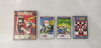 £10 • Buy Vintage Acorn Electron Games Bundle Of X4 Boxed Cassettes