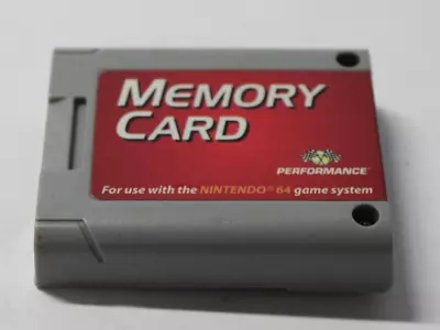 Performance Memory Card For Nintendo 64 N64 Save Controller Pak Pack KT10439 • $9.95