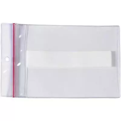 SUPERSCAN Press-On Vinyl Envelopes Reclosable 9  X 12  Clear 25/Case • $122.99