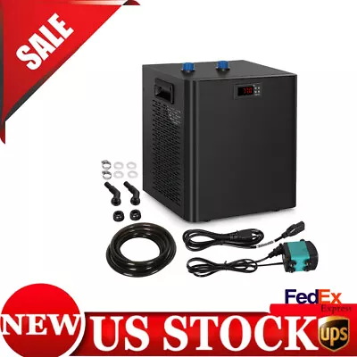 42GAL Aquarium Water Chiller 1/10Hp Hydroponic Water Chiller Fish Tank Cooler • $229.99