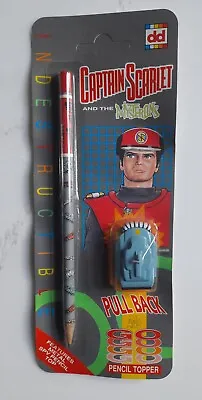 1993 Captain Scarlet & The Mysterons Pencil And Pull Back & Go Topper. • £19.50