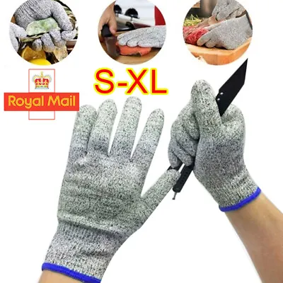 Pratical Safety Work Kitchen Butcher Gloves Proof Stab Resistant Wire Metal Mesh • £3.99