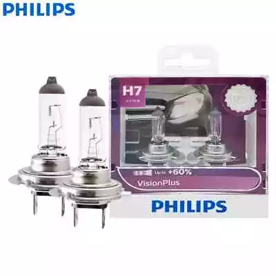 Philips H7 12V 55W PX26d VisionPlus 3250K Halogen Original Car Lamps Headlight • $14.97