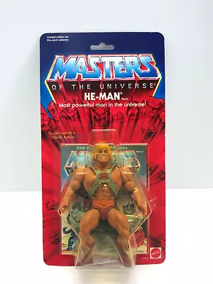 MOTUCommemorative HE-MANfigureMOCsealedMasters Of The UniverseHe Man • $95