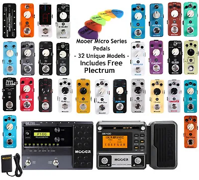 Mooer Micro Guitar Effect Pedals Power Supply Multi-Effects Assessories + More • $56.30