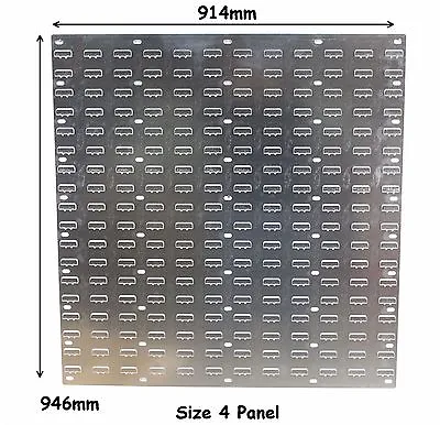 NEW Steel Louvre Wall Panel For Plastic Parts Storage Bins 946 X 914mm Free P&P • £55.22