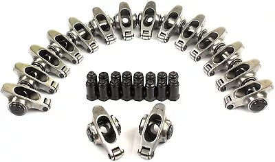 Stainless Steel Roller Rocker Arms 1.6 Ratio 7/16  Studs Chevy 305 327 350 400 • $179.95