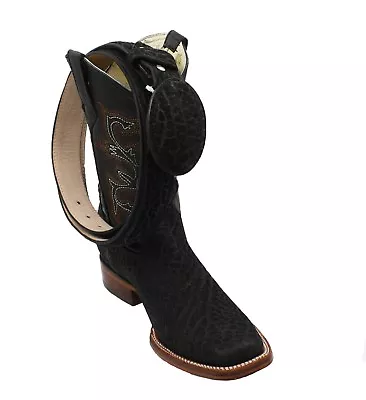 Men's Genuine Bull (Toro) Leather Cowboy Western Rodeo Square Toe Boots • $129.99