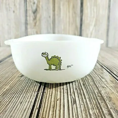 Vintage Fire King BC Comics Hart Dinosaur Turtle Hire Bowl Smooth Edge • $19.91