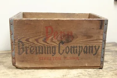 RARE Vintage Penn Brewing Company Beer Box Crate Case Steelton PA HARRISBURG • $125