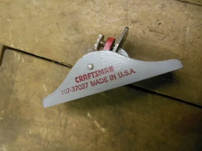 Vintage Craftsman #107-37037 Thumb Plane 3 1/2  Old Trim Carpenter Tool • $29.99