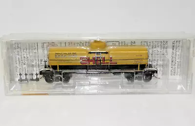 N Scale Micro-Trains MTL 65090/3 Shell Oil 39' Single Dome Tank Car #1100 NIB • $17.99