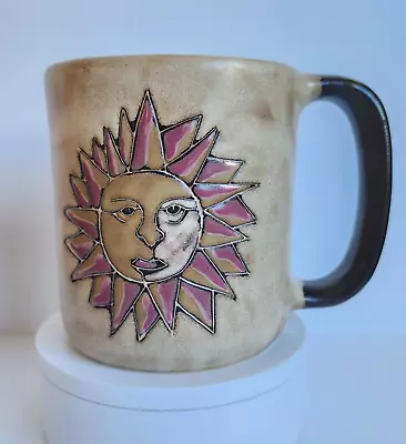 Design By Mara Mexico Art Pottery Mug Signed Sun & Moon • $30