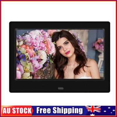 $50.49 • Buy 7 Inch LED 800x480 Digital Photo Frame Alarm Clock MP3 Movie Player (Black)