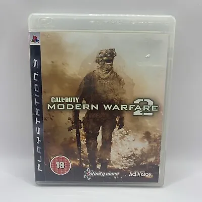 Call Of Duty Modern Warfare 2 PS3 2009 First-Person Shooter Activision MA15+ VGc • $9.95