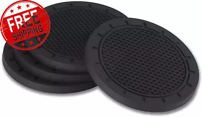 $8.99 • Buy JUSTTOP Car Cup Holder Coaster, PVC Car Coaster, 4 Pack Universal Auto Anti Slip