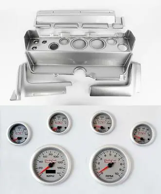 70-74 Mopar E-Body Silver Dash Carrier Concorse Silver Face Gauges • $919.95