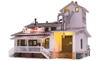 NEW Woodland H&H Feed Mill N Scale BR4949 • $76.75