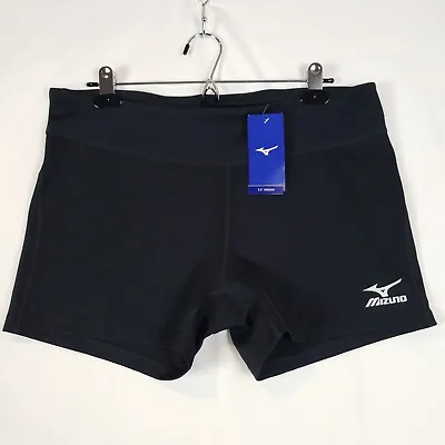 Mizuno Victory Volleyball 3.5” Inseam Shorts Womens XX-Large Black NWT • $22.99