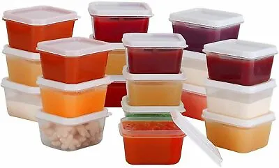 Mini Containers Food Storage Condiment Sauce Containers Baby Food Storage 20 Pk • $17.51