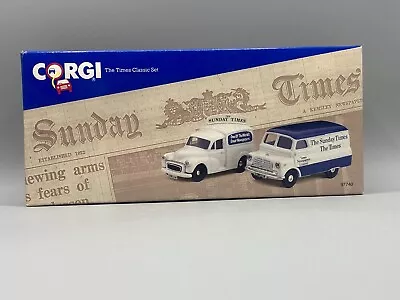 $1.24 • Buy Corgi Classics 1:43 The Times Classic Set - Morris Minor & Bedford Ca Vans 97740