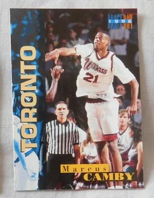 1996-97 Score Board Draft Day #2A Marcus Camby UMASS Rookie • $1