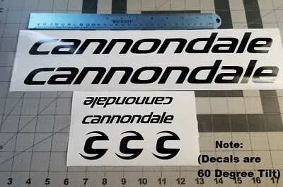 Cannondale Bike Decals Sticker Set 7 MTB DH Tilted Bike Makeover • $13