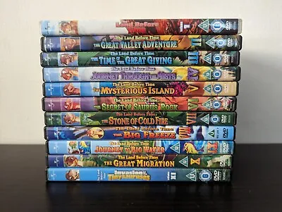 £29.99 • Buy The Land Before Time - Complete Volumes 1-11 DVD Box Set 11 Movies Collection 