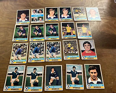 £2.99 • Buy Topps Chewing Gum 1977 Footballers Trade Card IPSWICH TOWN  Job Lot X 21