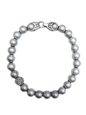 DAVID YURMAN Men's Waves Spiritual Beads Bracelet With Matte Hematite 8.5 Inch • $194.95