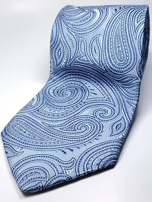 MICHAEL KORS Made In USA 100% Silk Tie Men's Blue Paisley Necktie NEW • $11.99