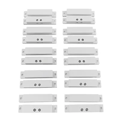 10 Sets Pack Of Wired Surface Mounted Alarm Magnetic Contacts Door Window Reed S • $26.01