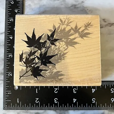 Japanese Maple Rubber Stamp Reflection Shadow Tree Penny Black • $10