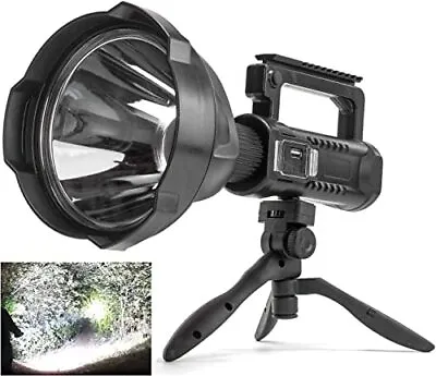 Rechargeable Spotlight 9000 High Lumens Handheld Spotlight IPX6 Waterproof Led • $48.86