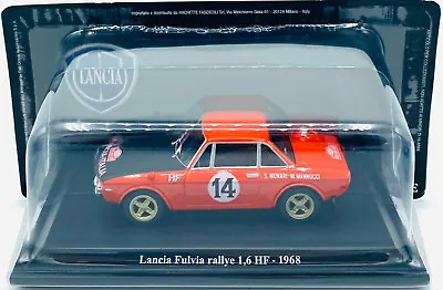 EBOND Lancia Fulvia Rallye 1.6 HF - 1968 - Hachette - 1:43 - 0281 Action Figure • £42.27