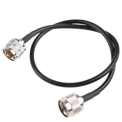 PL259 Male To N Type Coax Extension Cable Copper Low Loss Coaxial Cables • £5.70